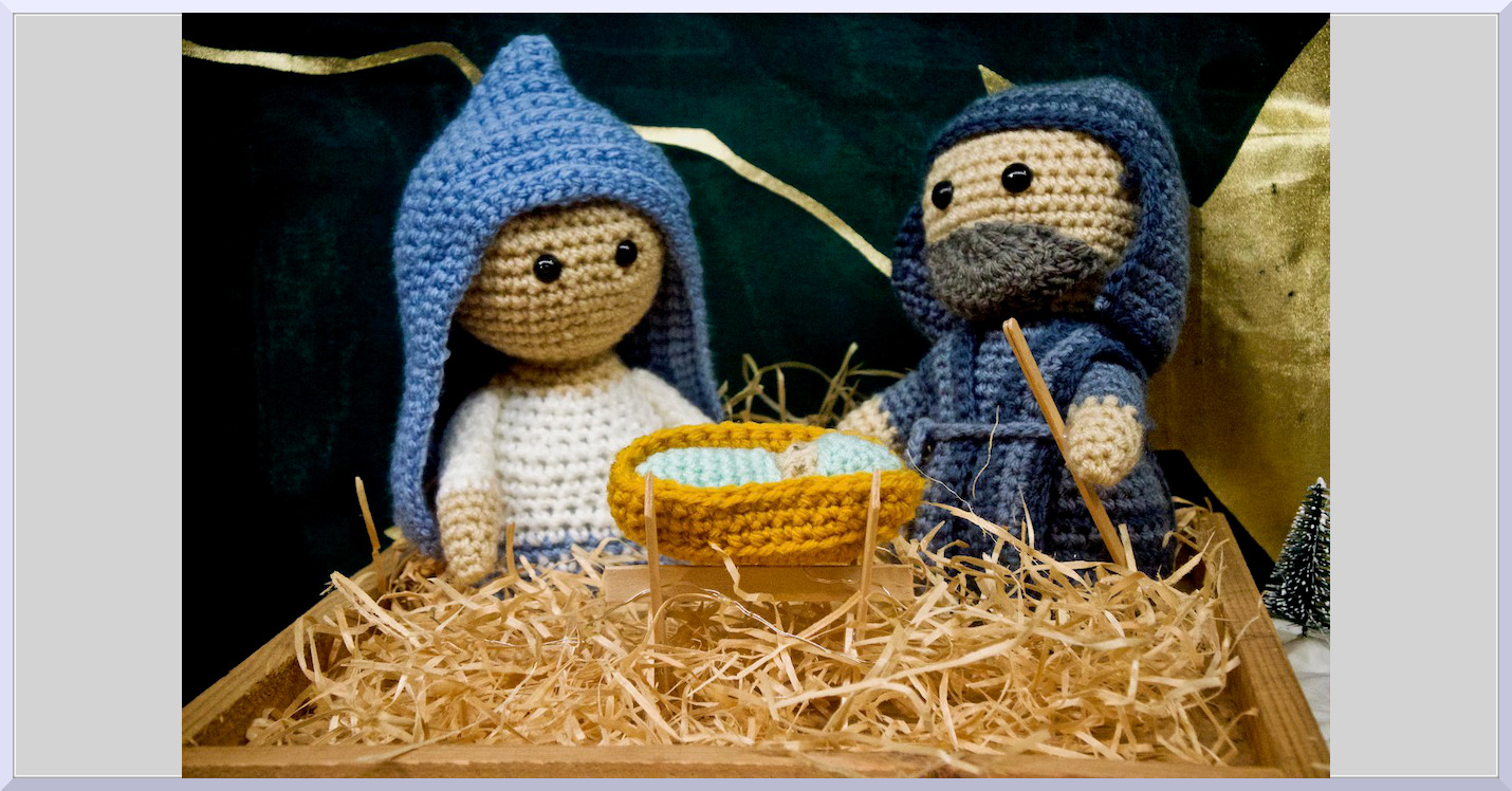 Crèche au crochet